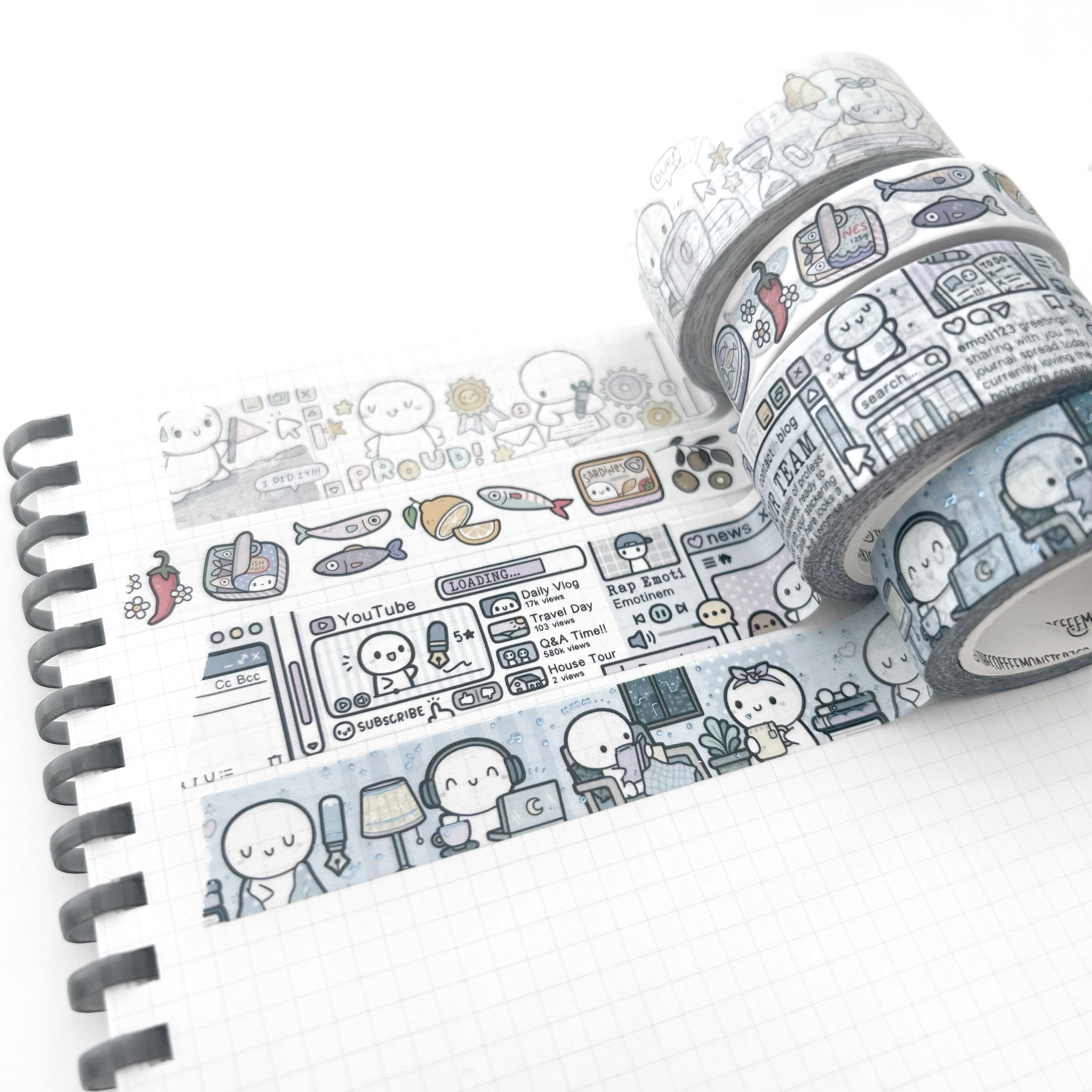 Internet Surfing Washi Tape - 20mm