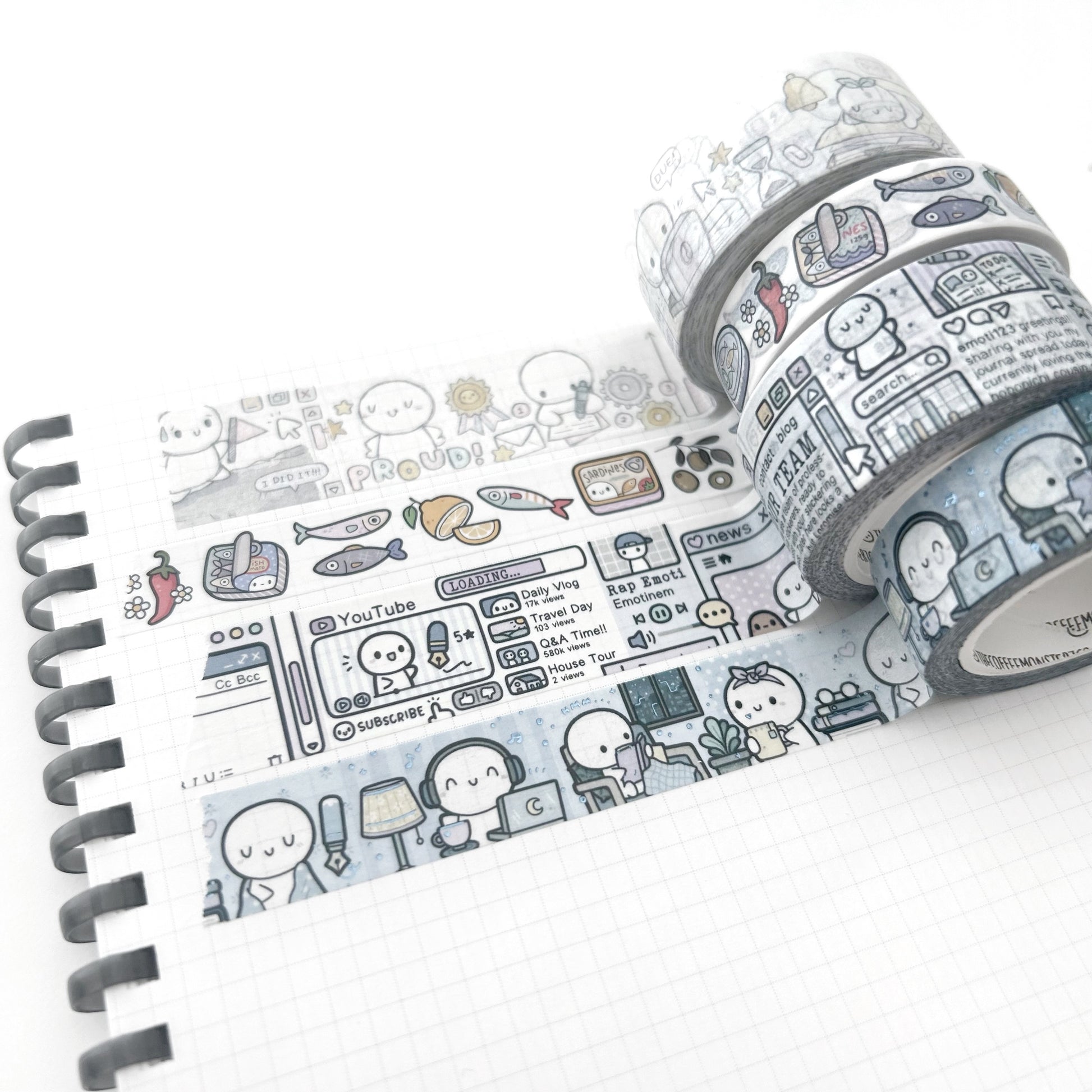 Night at Home Washi Tape - 15mm