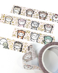 Chinese Zodiac Emotis Washi Tape - 15mm