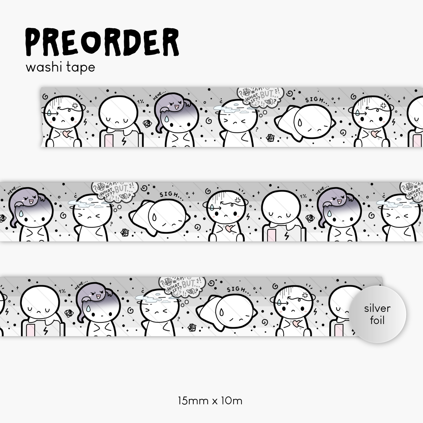 Down Days 2.0 Washi Tape - 15mm