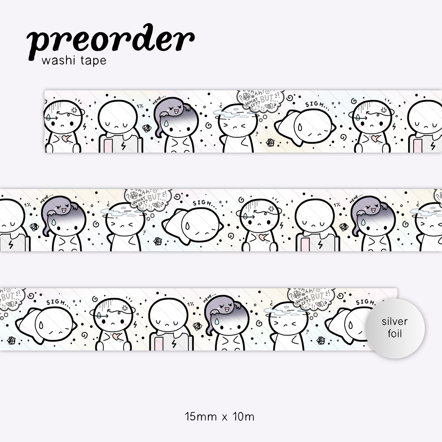 Down Days 3.0 Washi Tape - 15mm