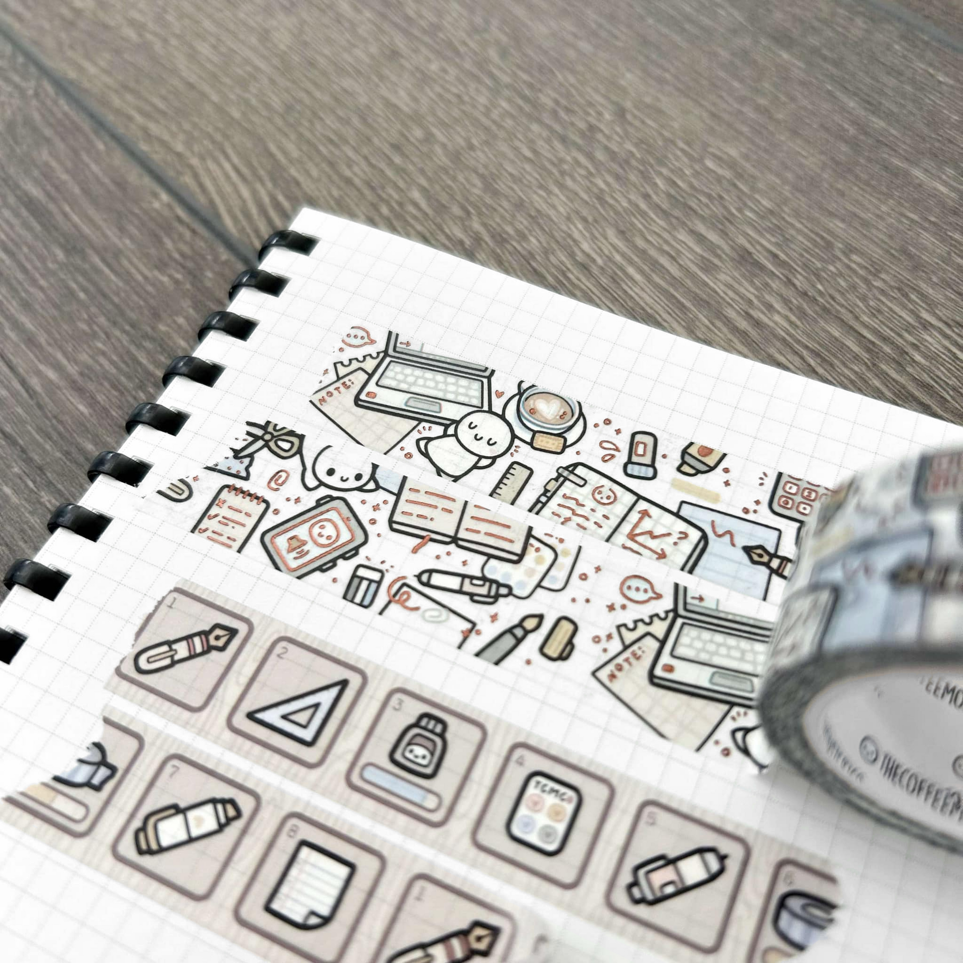 Tabletop Treasures Washi Tape - 18mm (limit 1 per customer)
