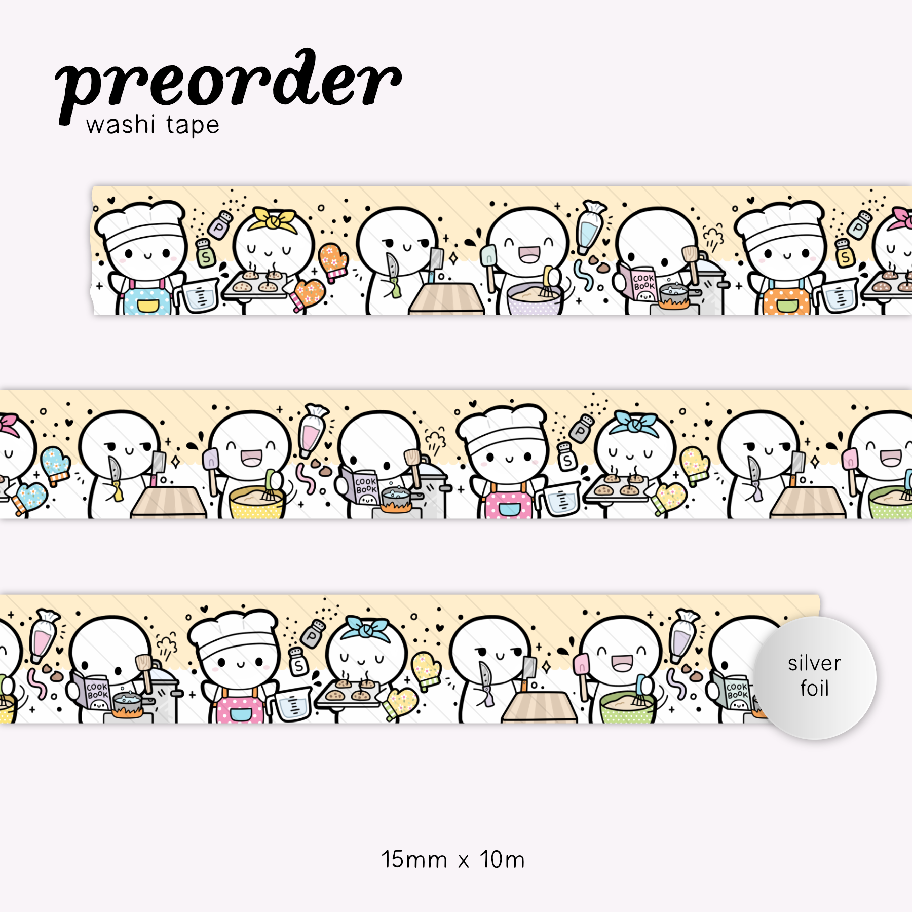 In The Kitchen 2.0 Washi Tape - 15mm