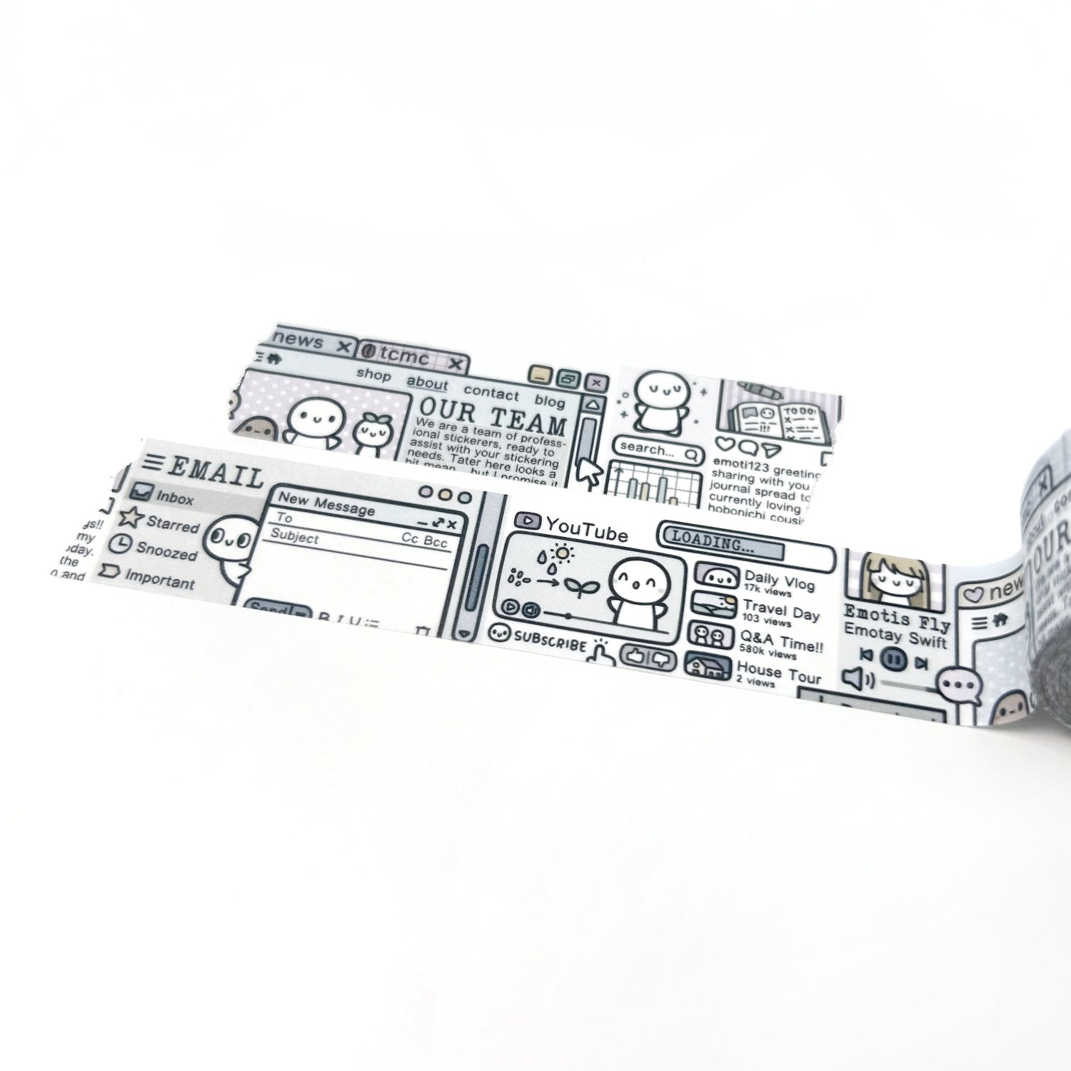 Internet Surfing Washi Tape - 20mm
