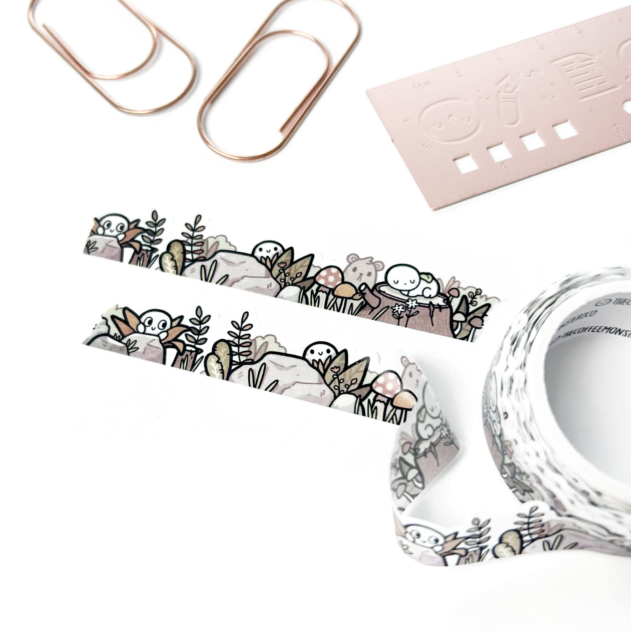 Overgrown Patch Die-Cut Washi Tape - 15mm