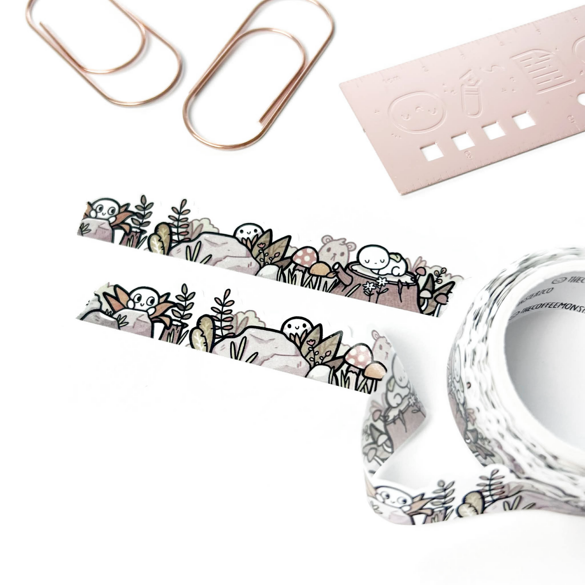 Overgrown Patch Die-Cut Washi Tape - 15mm