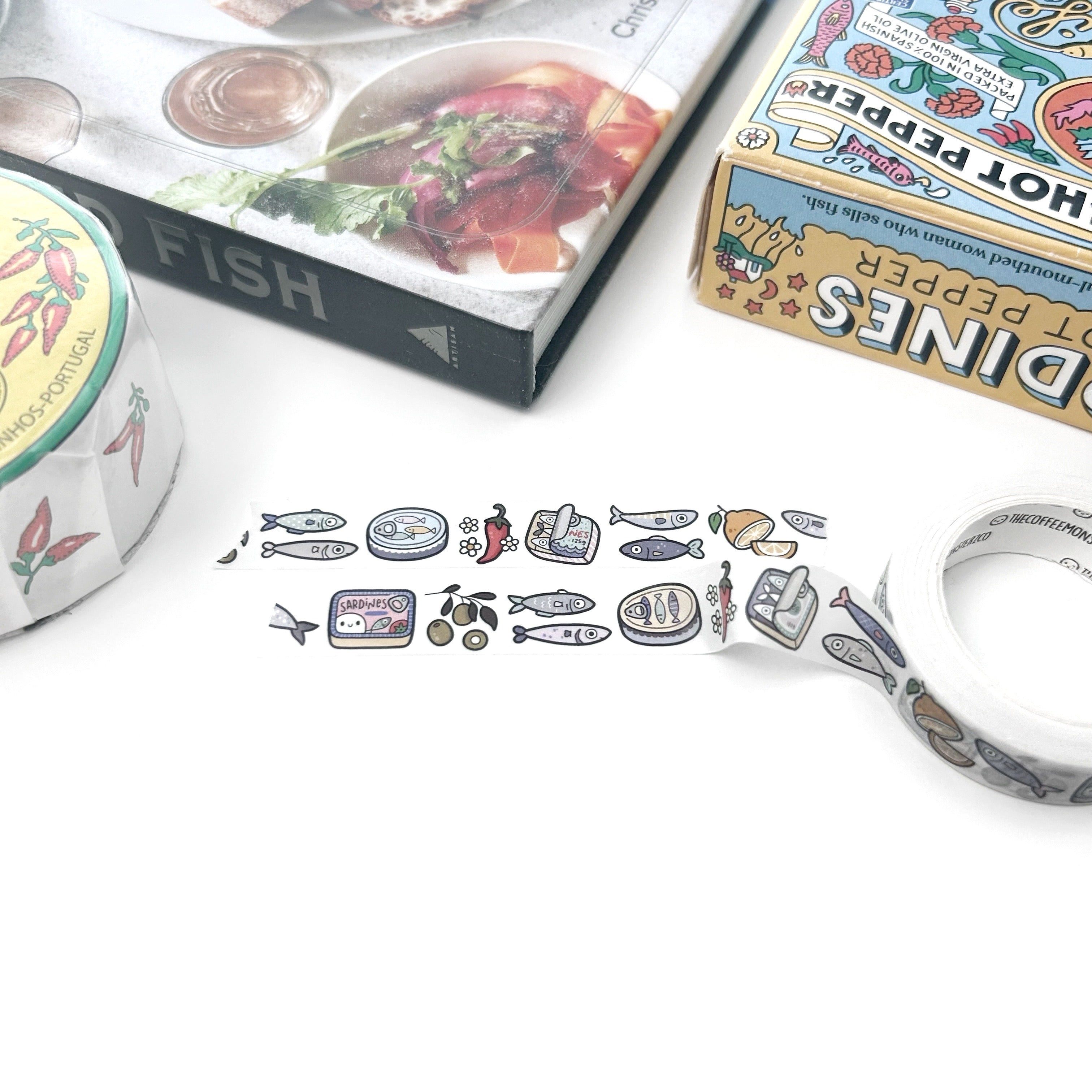 Sardine Supper Washi Tape - 12mm