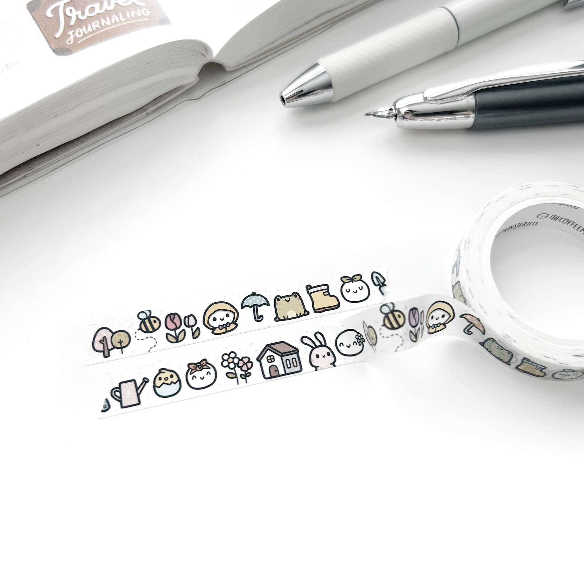 Spring Doodles Washi Tape - 10mm