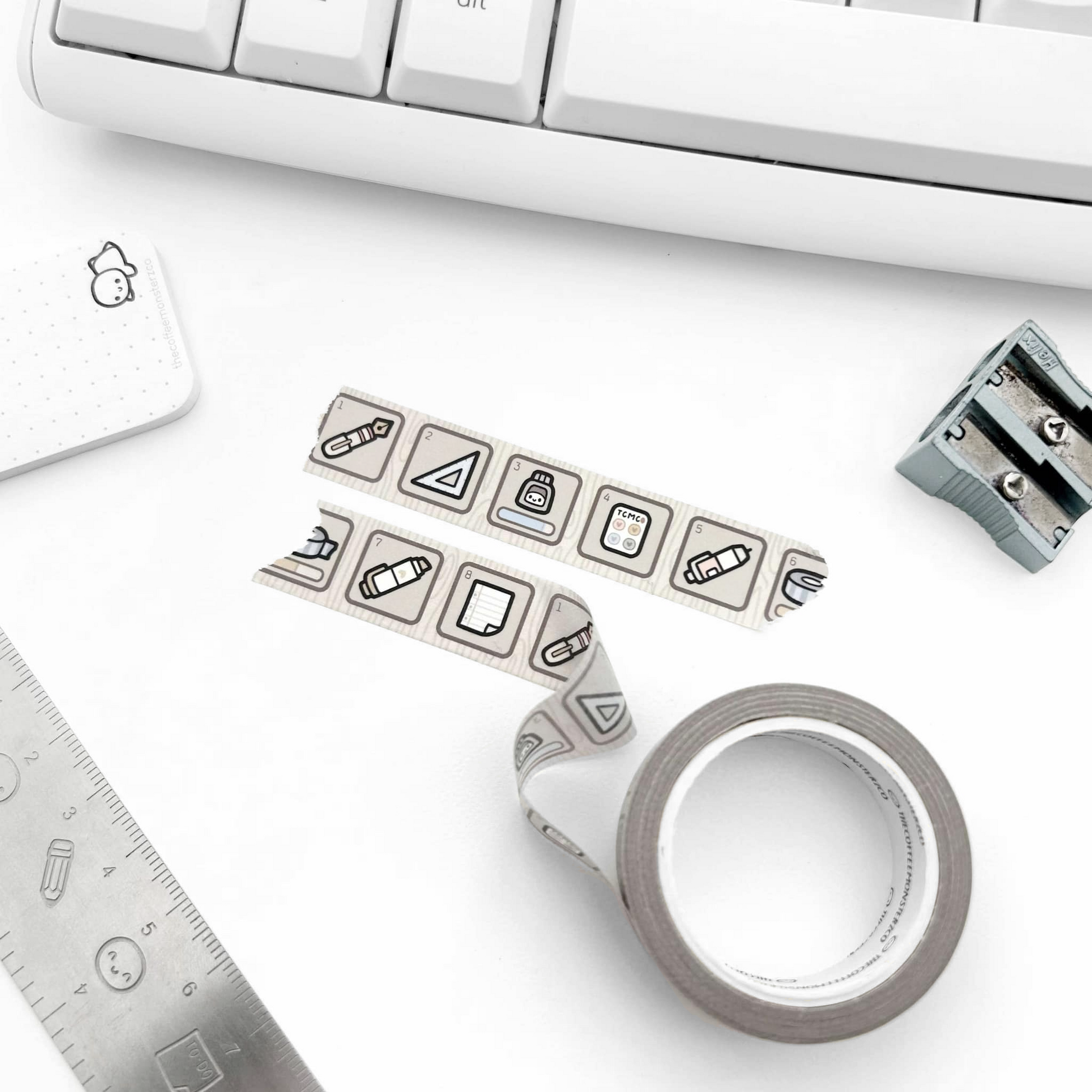 Stationery Toolbar Washi Tape - 15mm (limit 1 per customer)