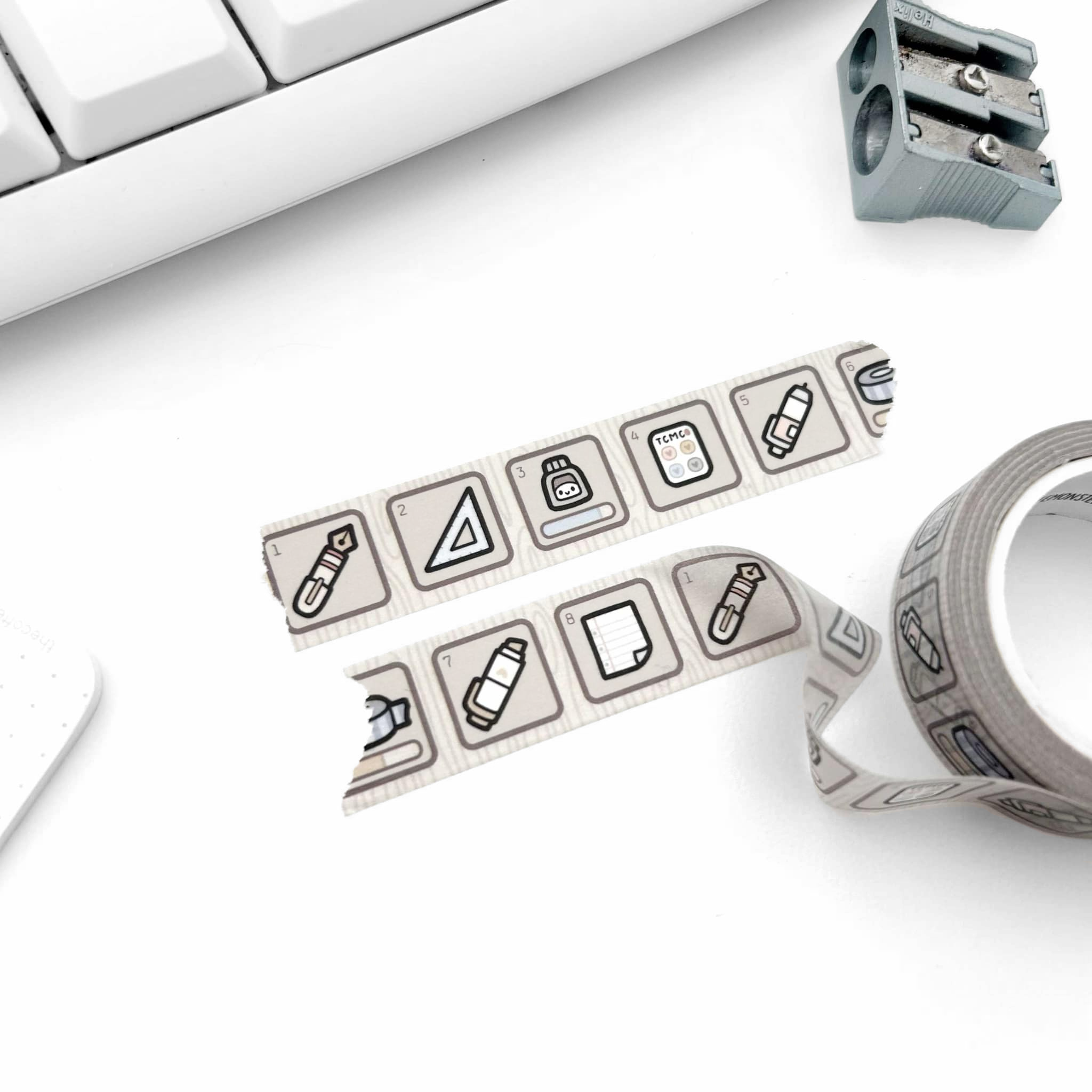Stationery Toolbar Washi Tape - 15mm (limit 1 per customer)