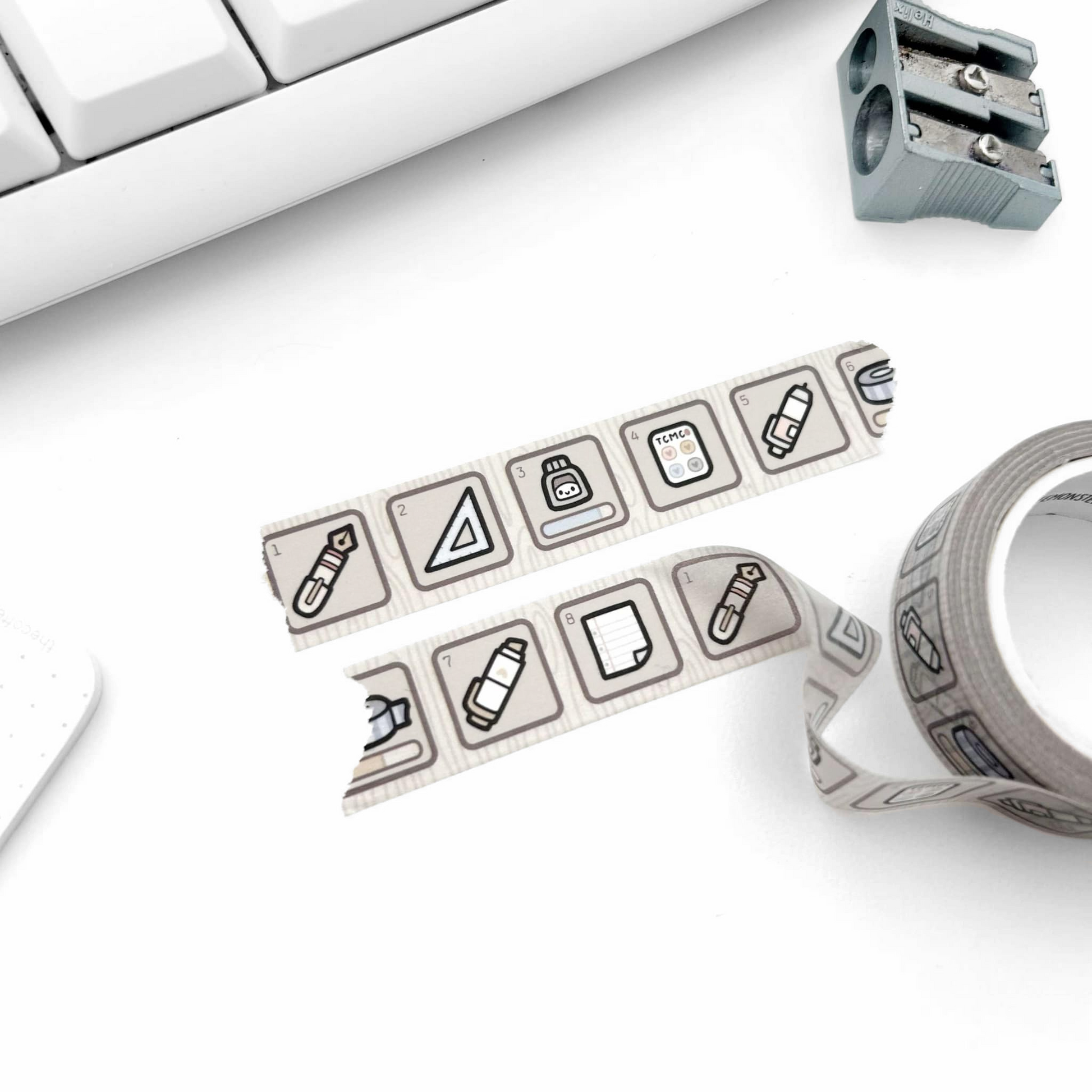 Stationery Toolbar Washi Tape - 15mm (limit 1 per customer)