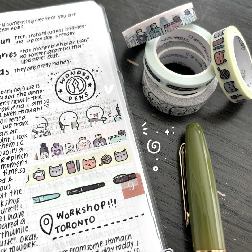 Wonder Pens x TCMC 2.0 Washi Tapes