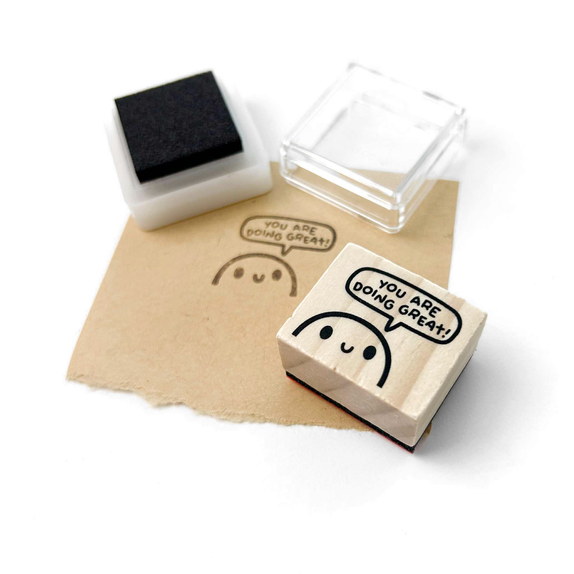 You’re Doing Great - Wooden Stamp