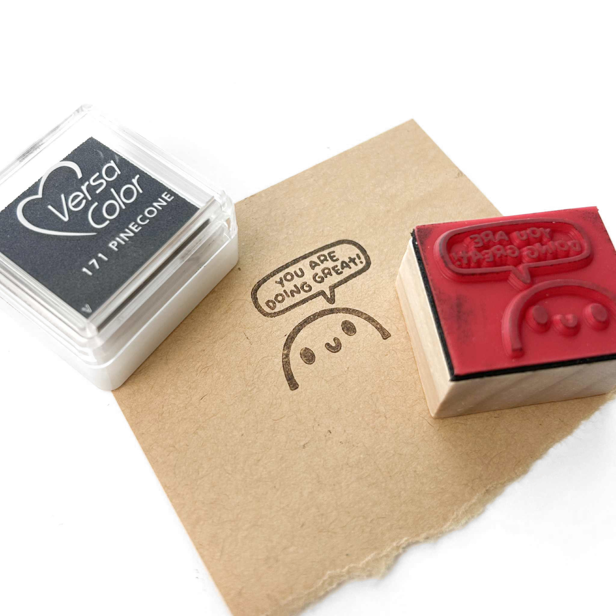 You’re Doing Great - Wooden Stamp