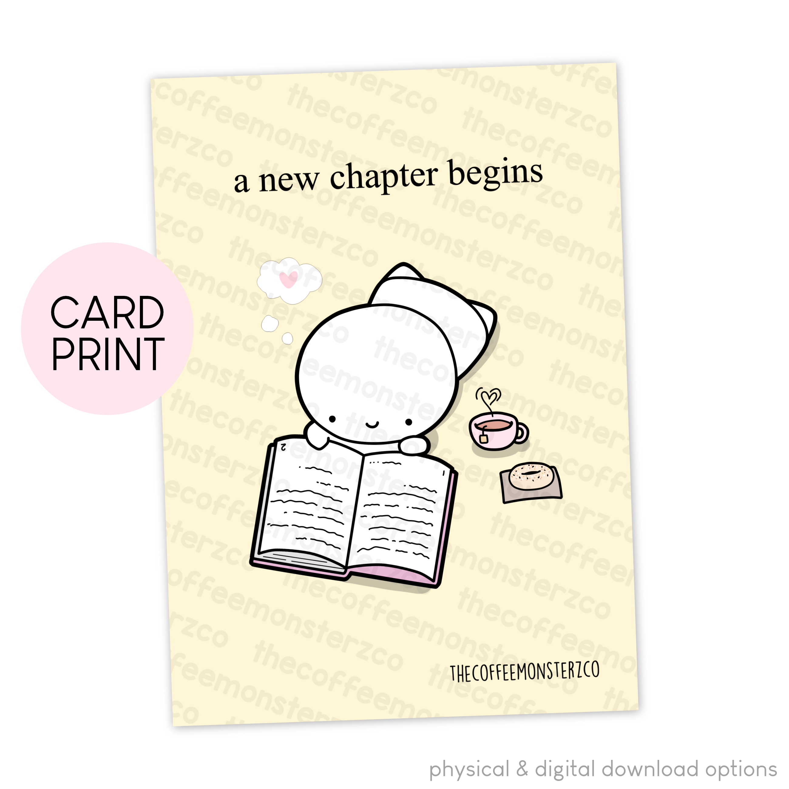 A New Chapter - Card Print