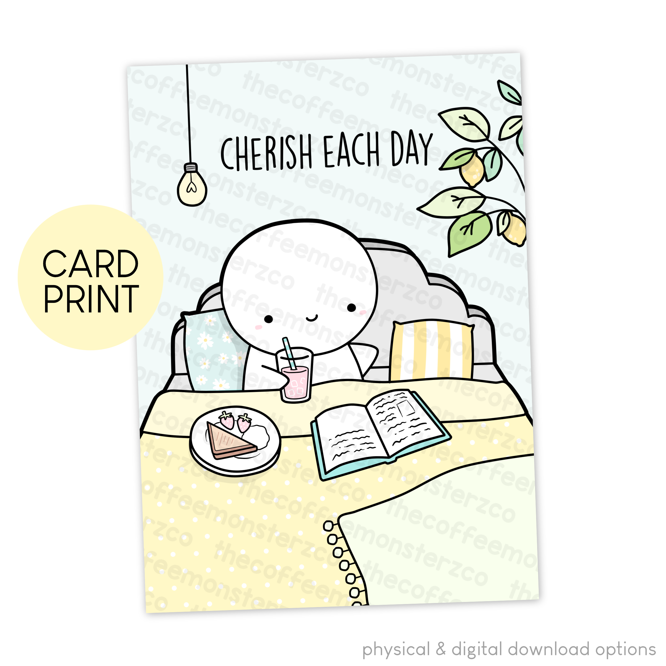 Cherish Each Day - Card Print