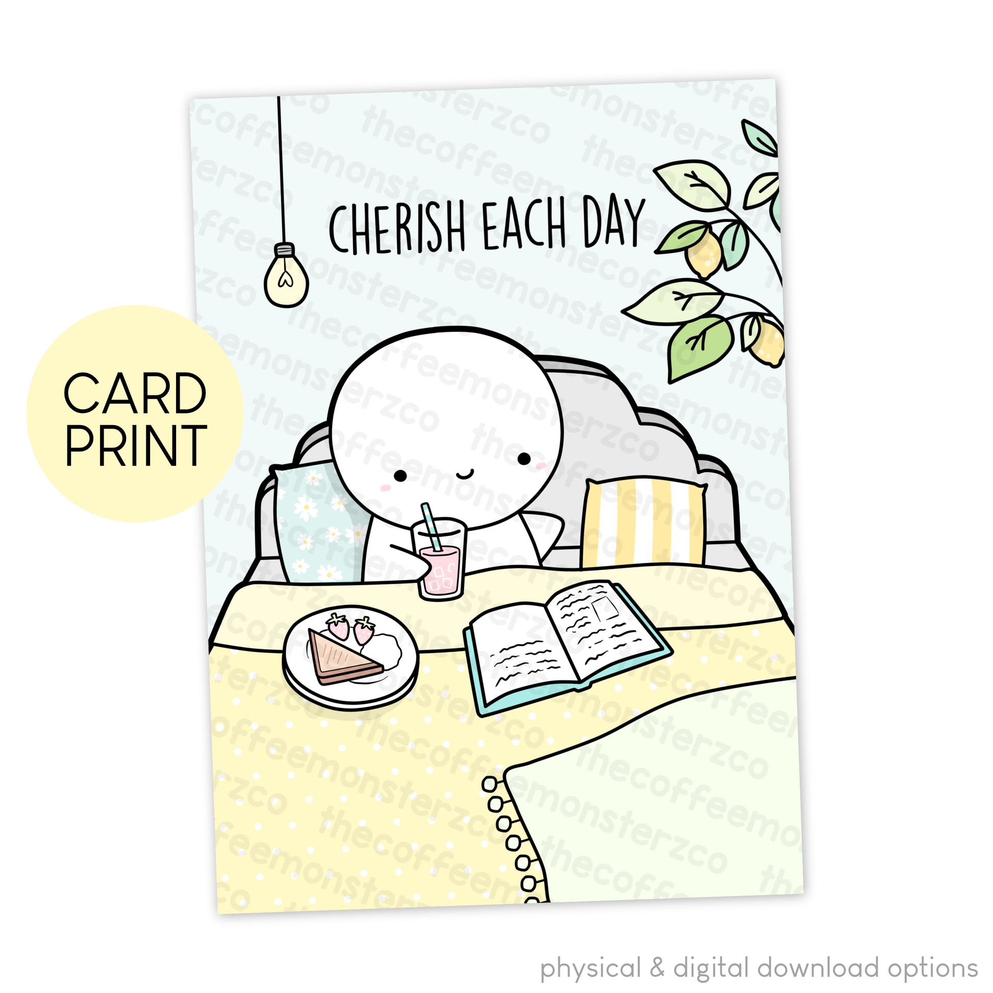 Cherish Each Day - Card Print