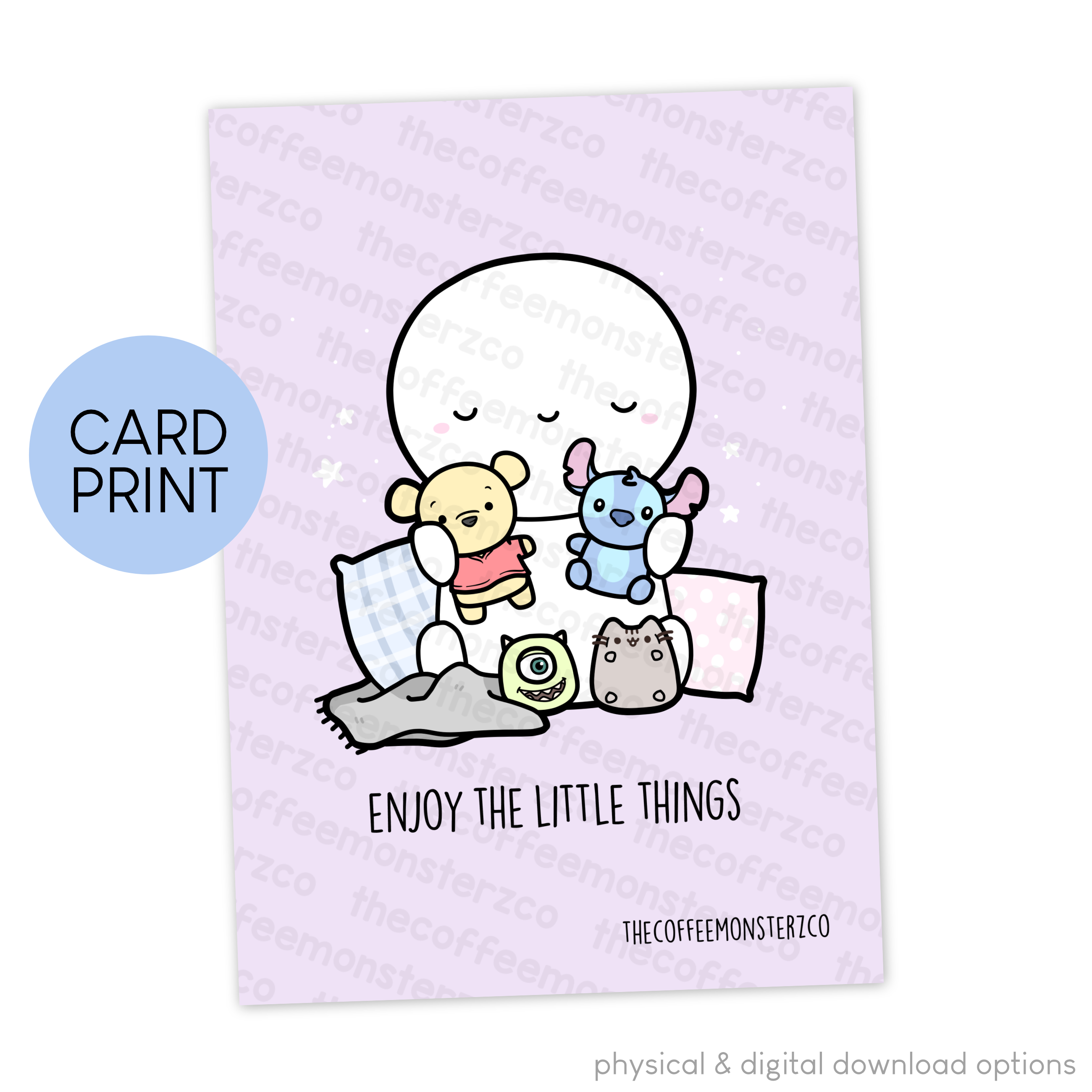 Enjoy the Little Things - Card Print