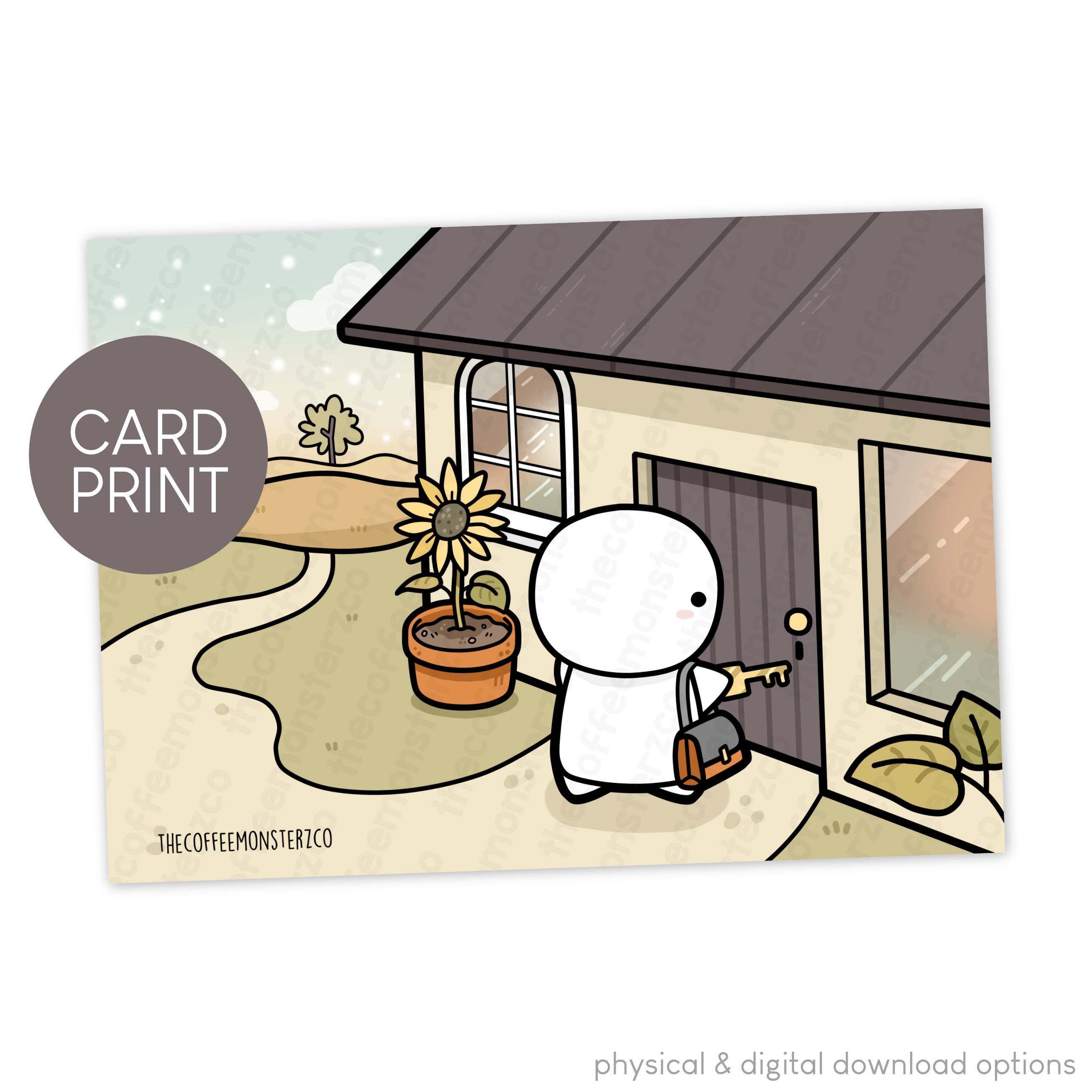 Finally Home - Card Print