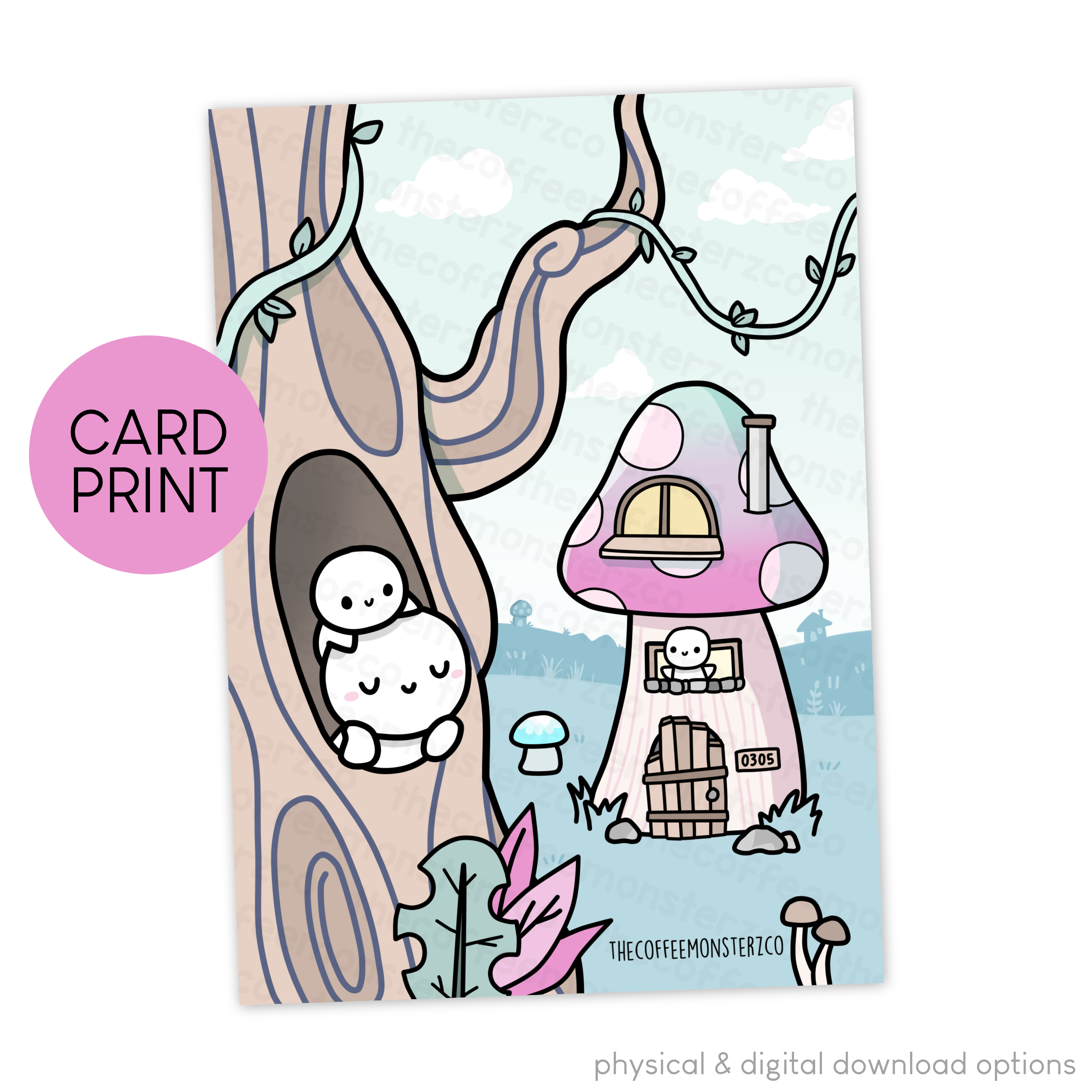 Magic Forest - Card Print