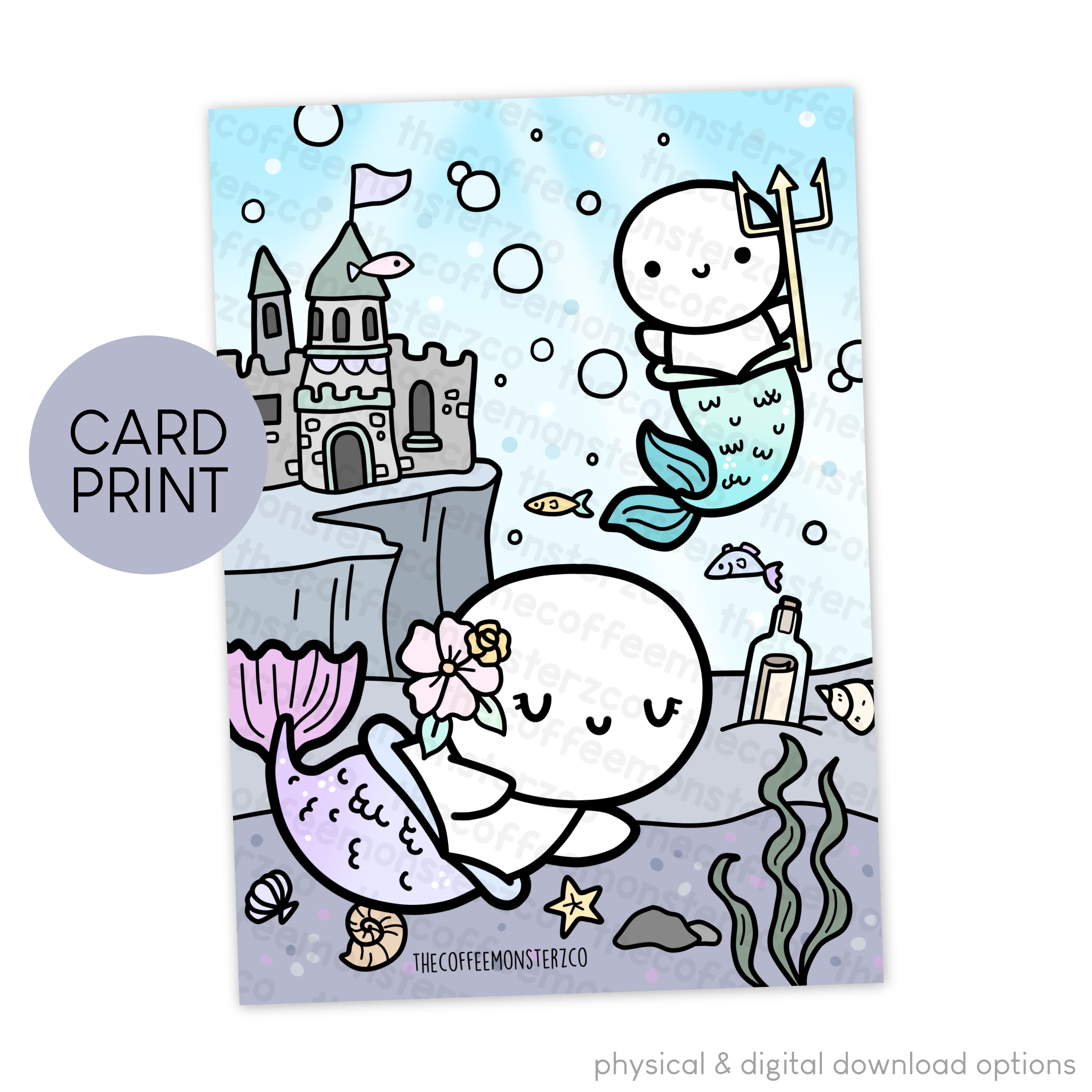 Mermotis - Card Print