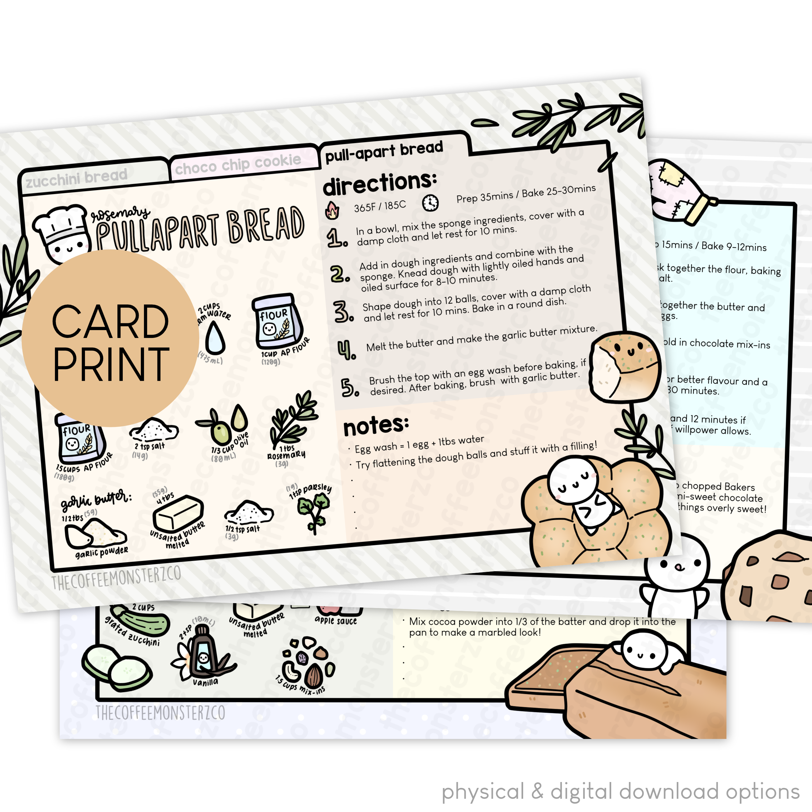 Recipe Cards - Card Print