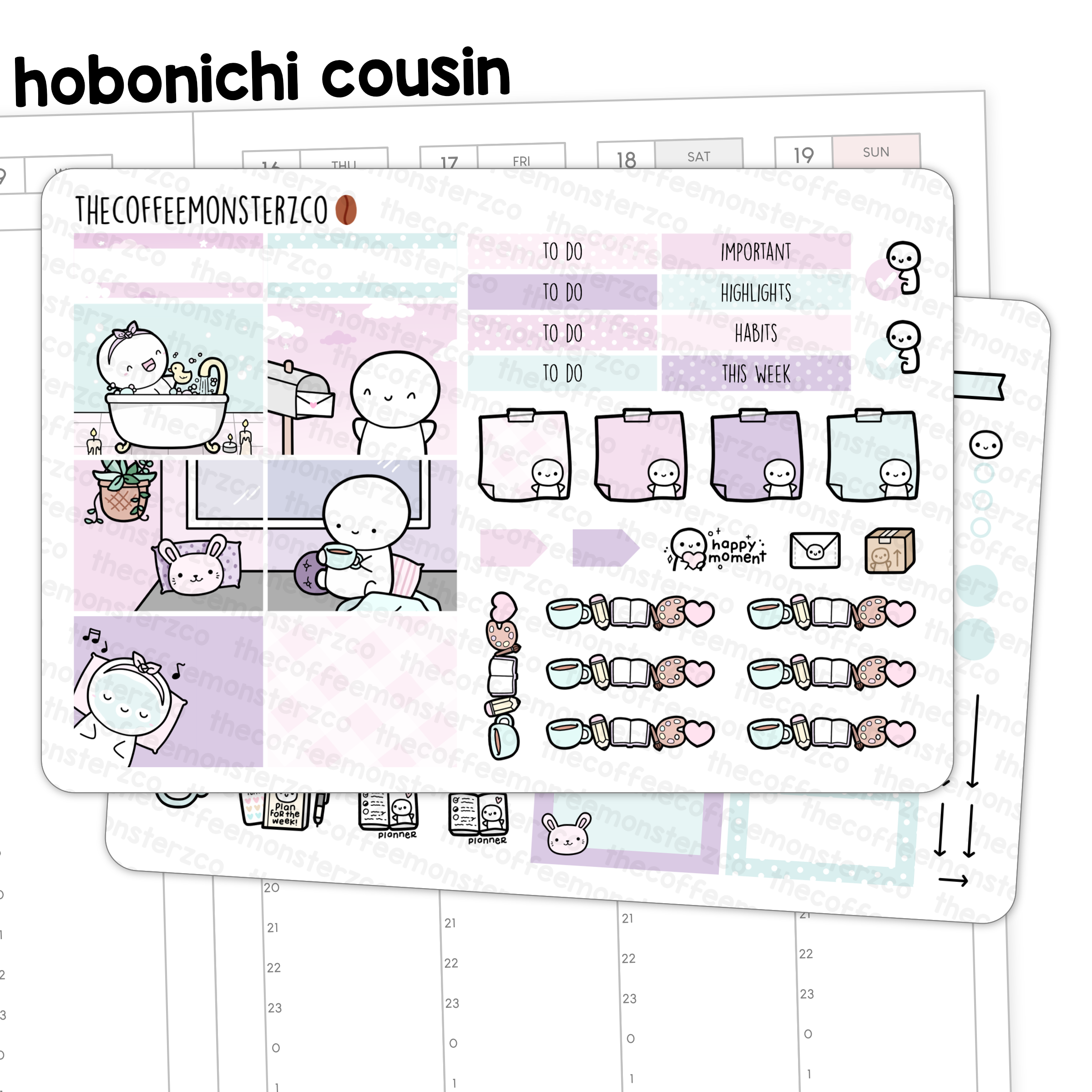 Self Care Hobonichi Cousin Kit