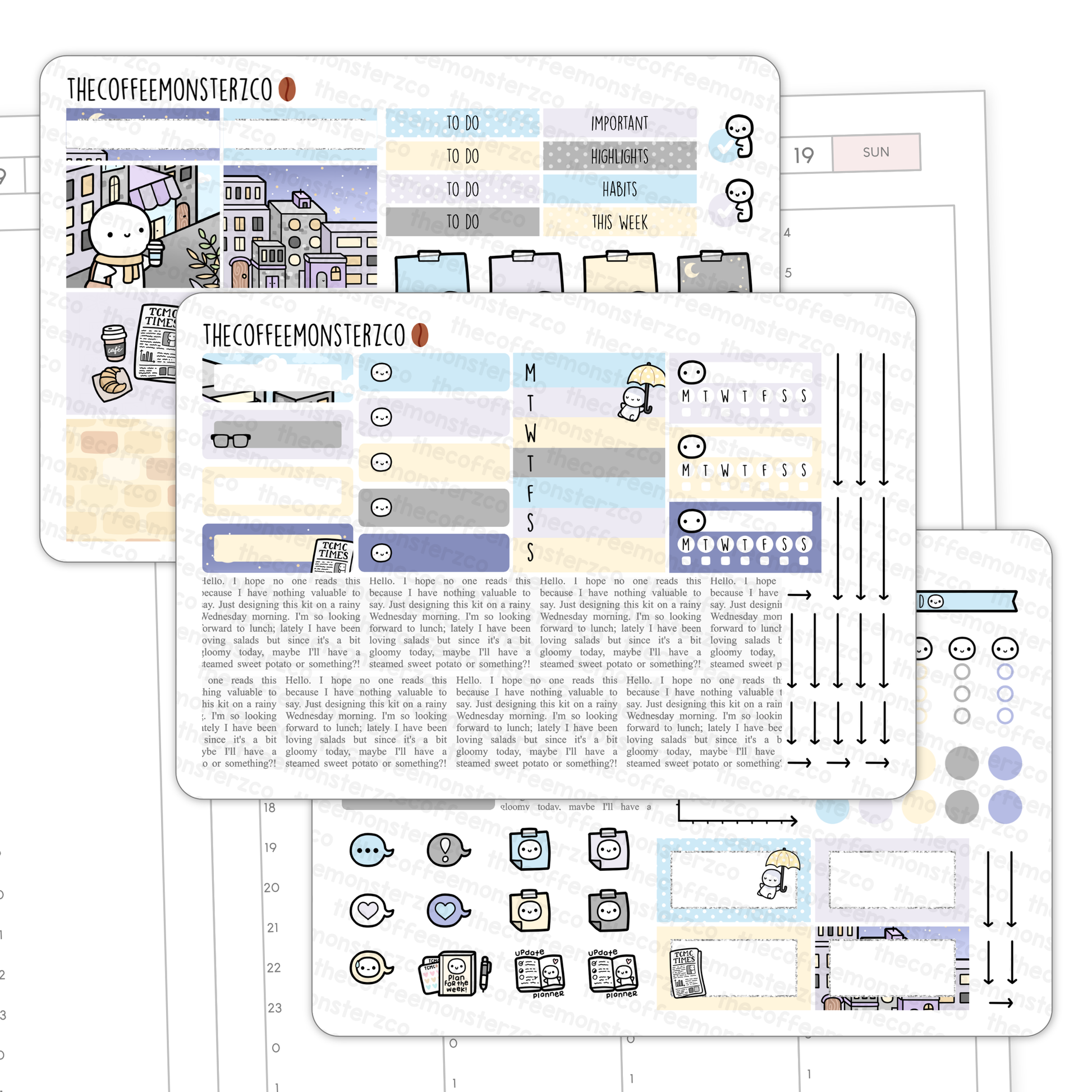 City Life Hobonichi Cousin Kit