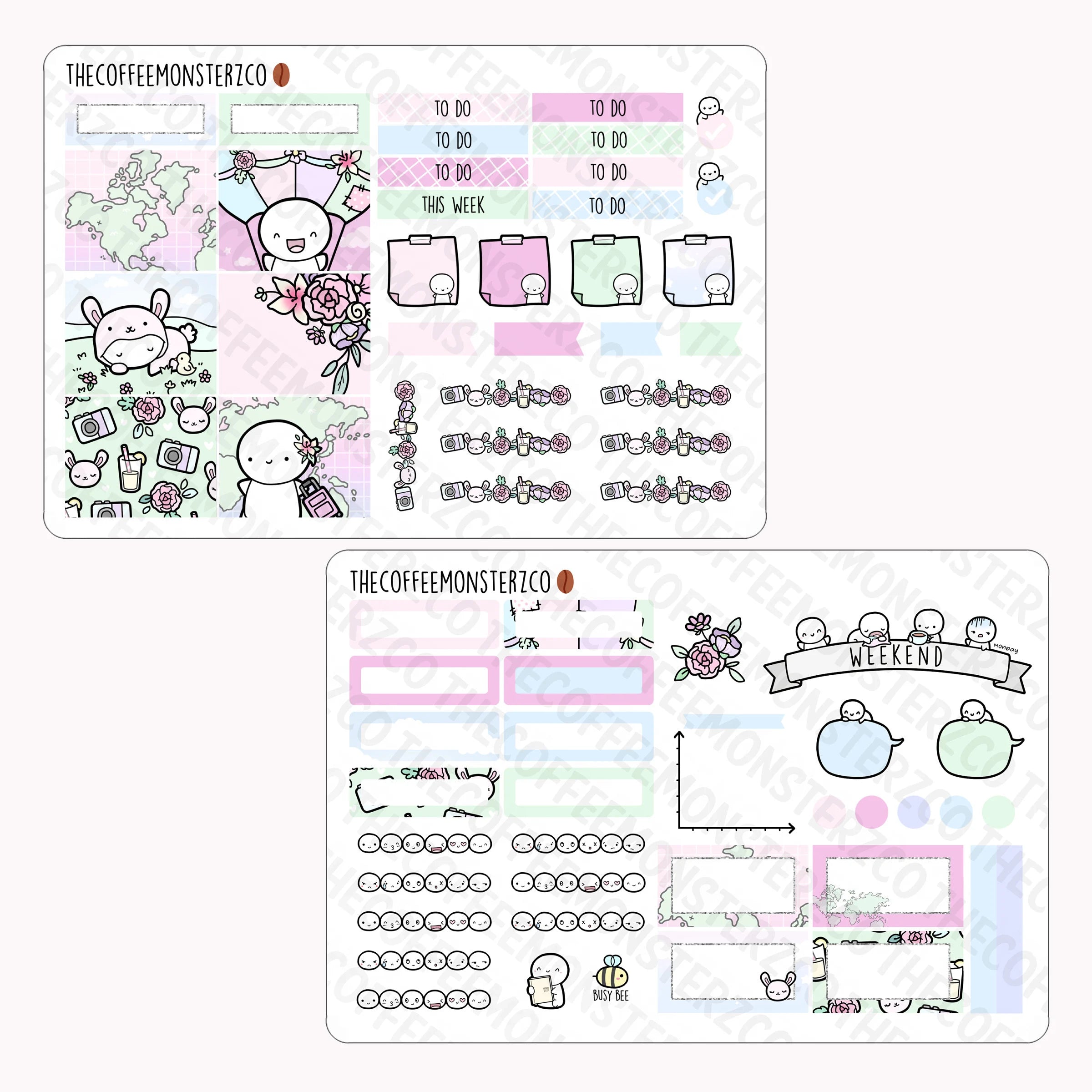 Spring Adventures Hobonichi Cousin Kit