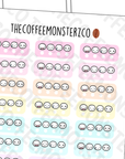 Mini Mood Trackers (Hobonichi), TheCoffeeMonsterzCo