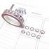Pink Emoti Head Washi Tape - 10mm - TheCoffeeMonsterzCo