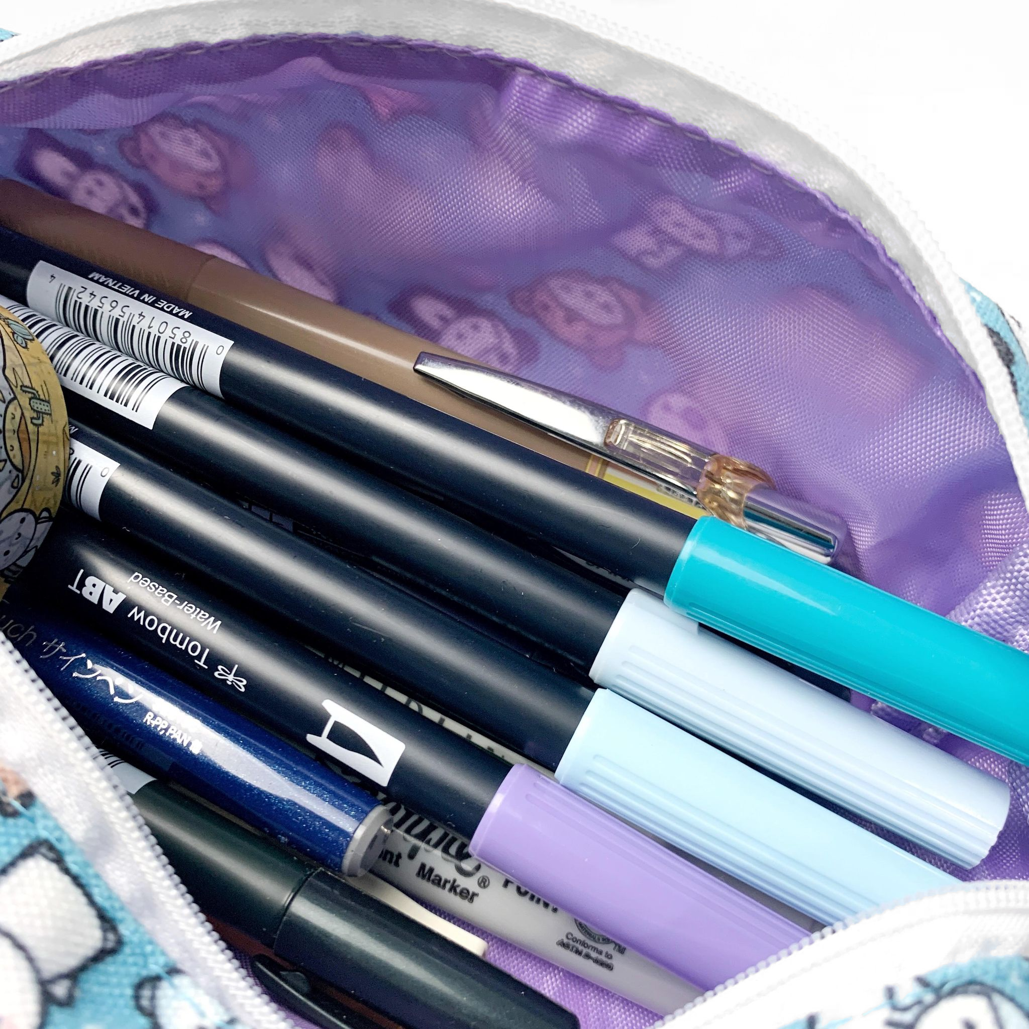 Misfit Mermaid Teal - Emoti Pencil Pouch (1 per customer)