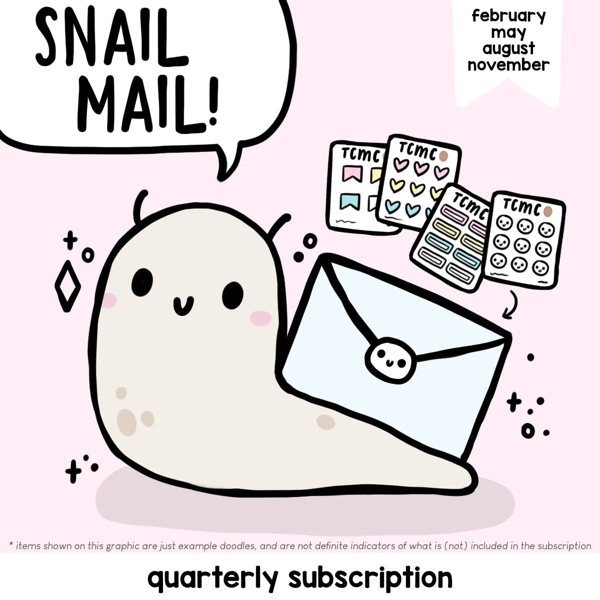 Snail Mail Stationery Subscription (MUST BE PURCHASED ALONE)