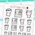 anniversary spring emotis, TheCoffeeMonsterzCo