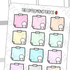 Pastel Galaxy Sticky Note Stickers, TheCoffeeMonsterzCo