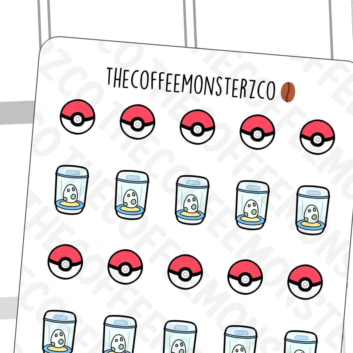 PokemonGO Doodles, TheCoffeeMonsterzCo