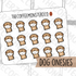Dog Onesie Emotis, TheCoffeeMonsterzCo