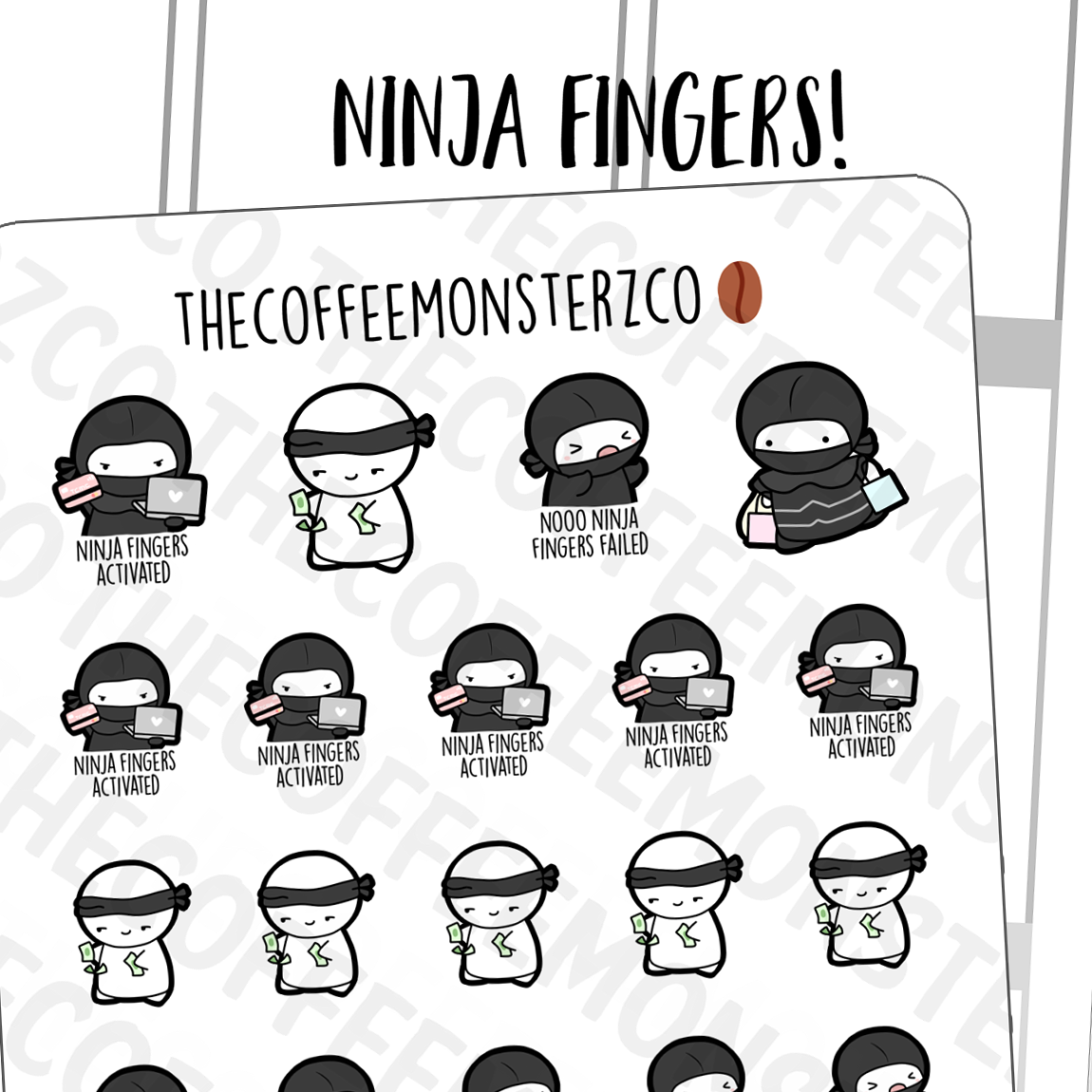 Ninja Fingers Emotis