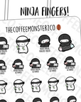 Ninja Fingers Emotis