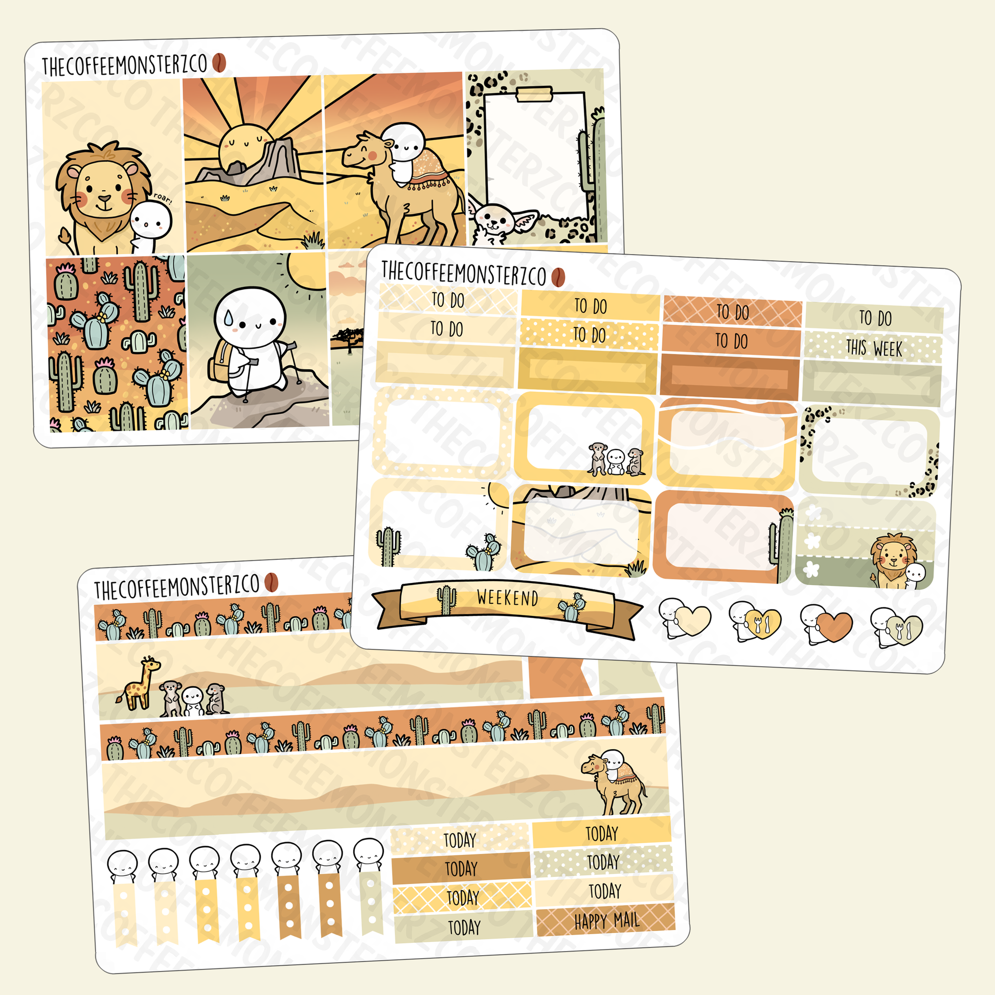 Desert Stroll Emoti Mini Kit