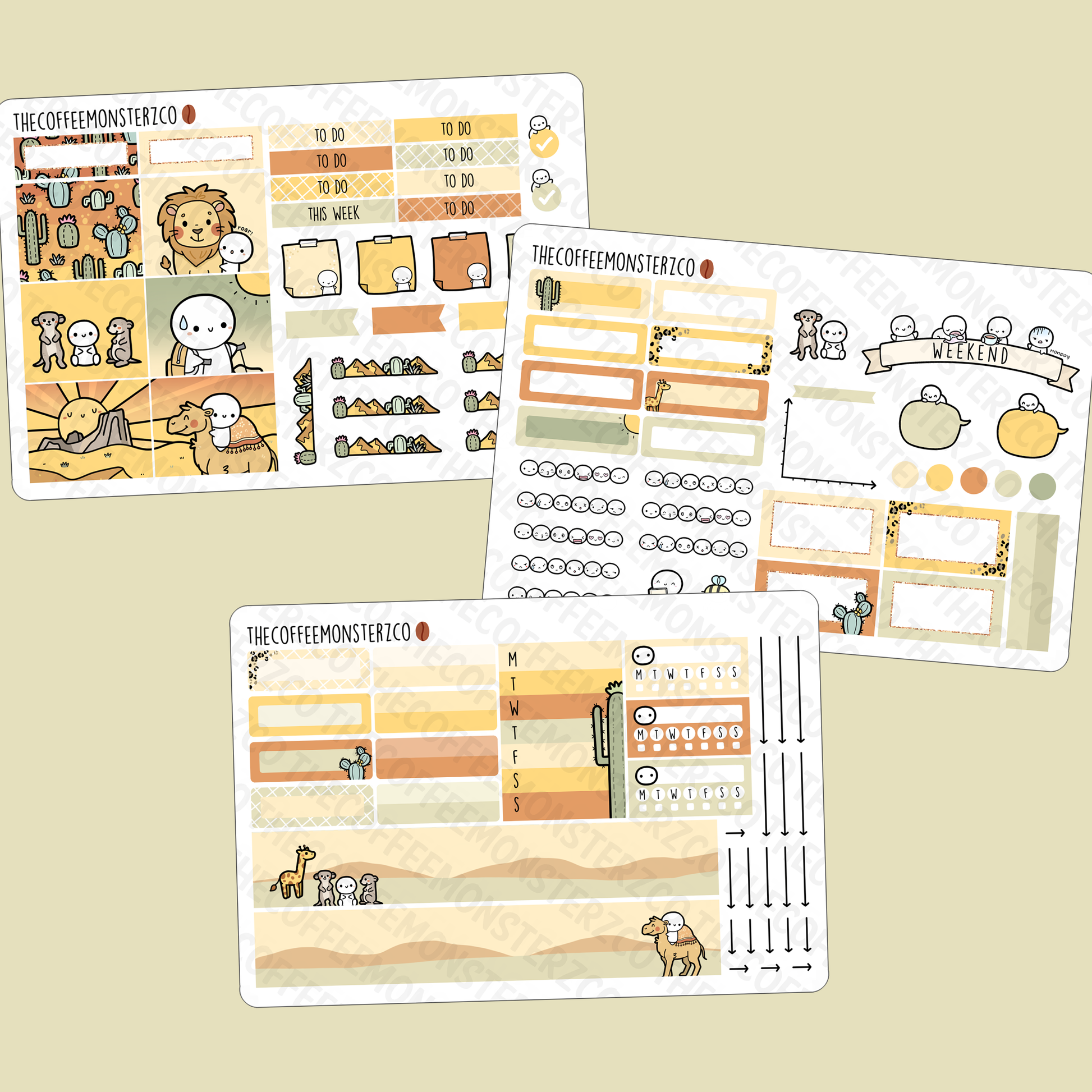 Desert Stroll Hobonichi Cousin Kit