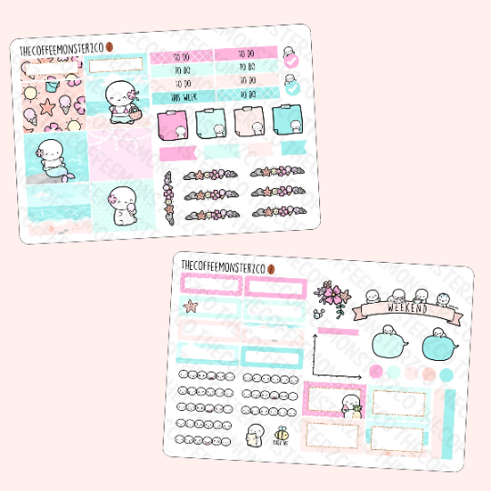 Summer Fun Hobonichi Cousin Kit