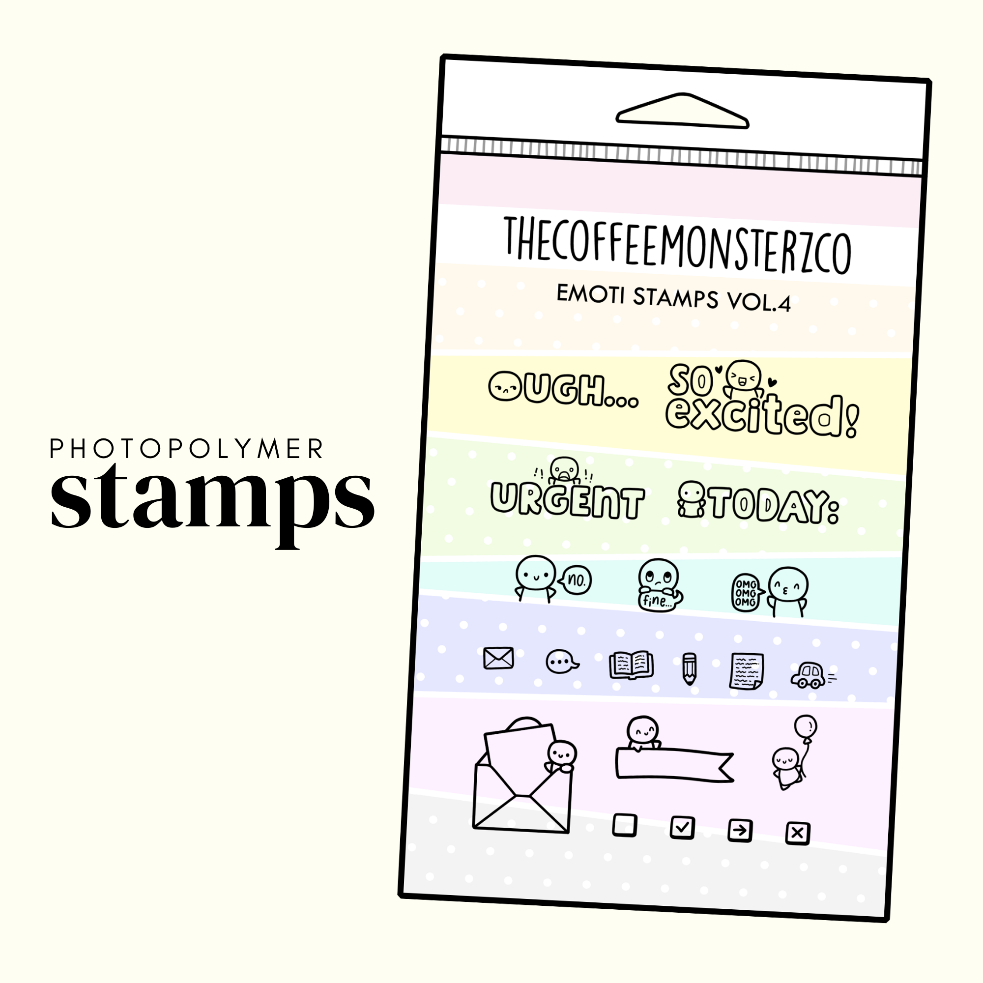 PREORDER Emoti Stamp Set Vol.4