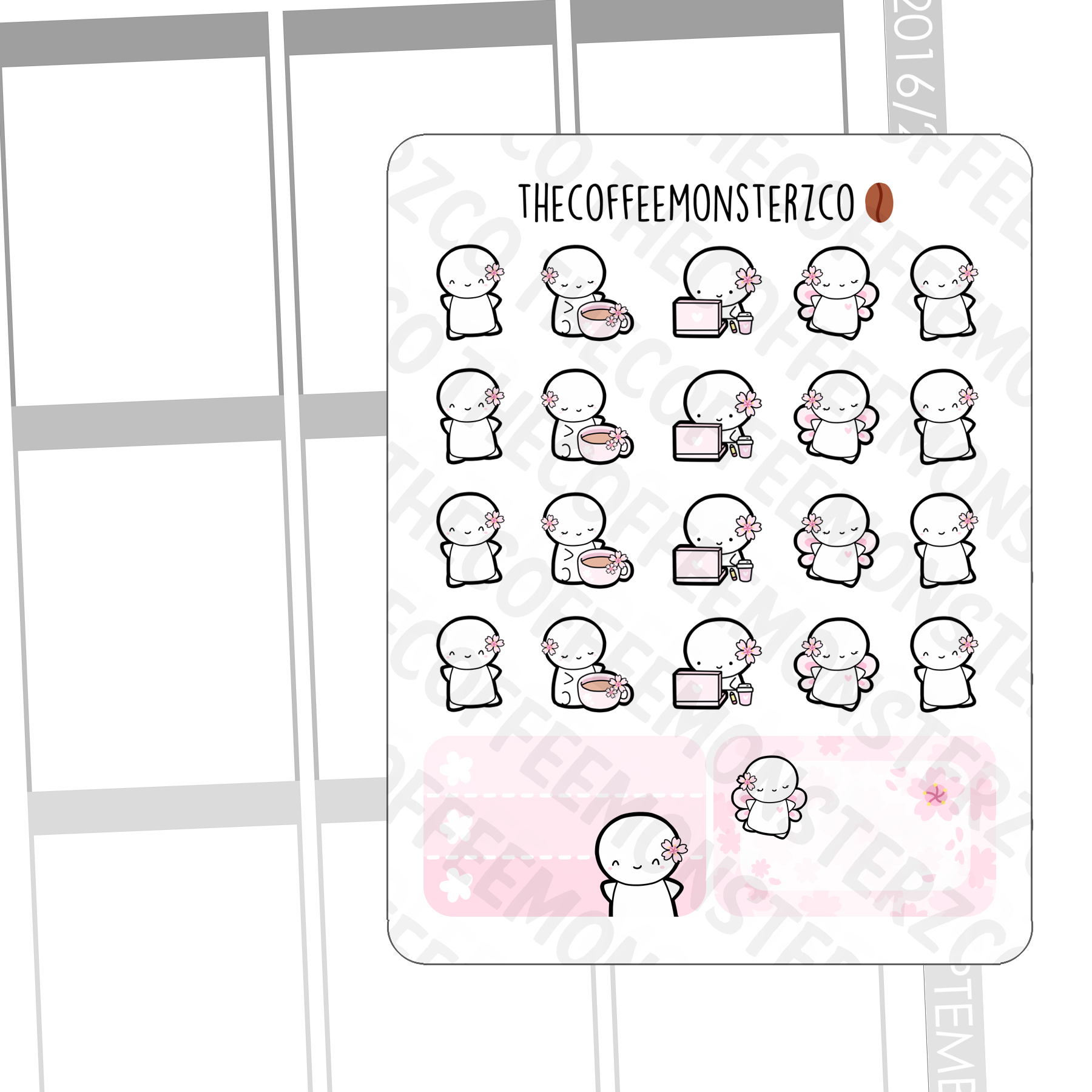 Sakura Cherry Blossom Emoti Sampler
