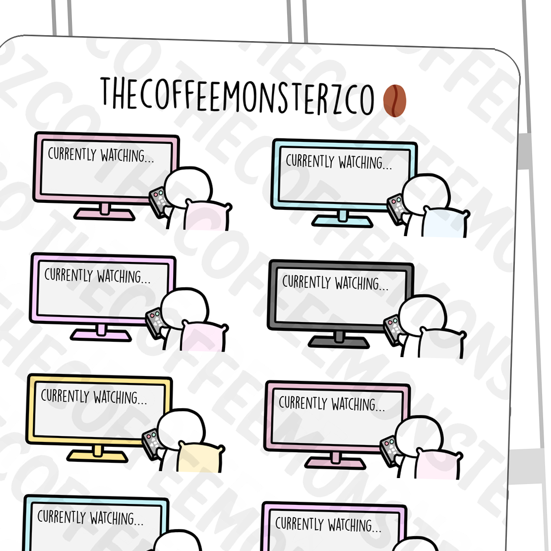 Currently Watching Emotis - TheCoffeeMonsterzCo