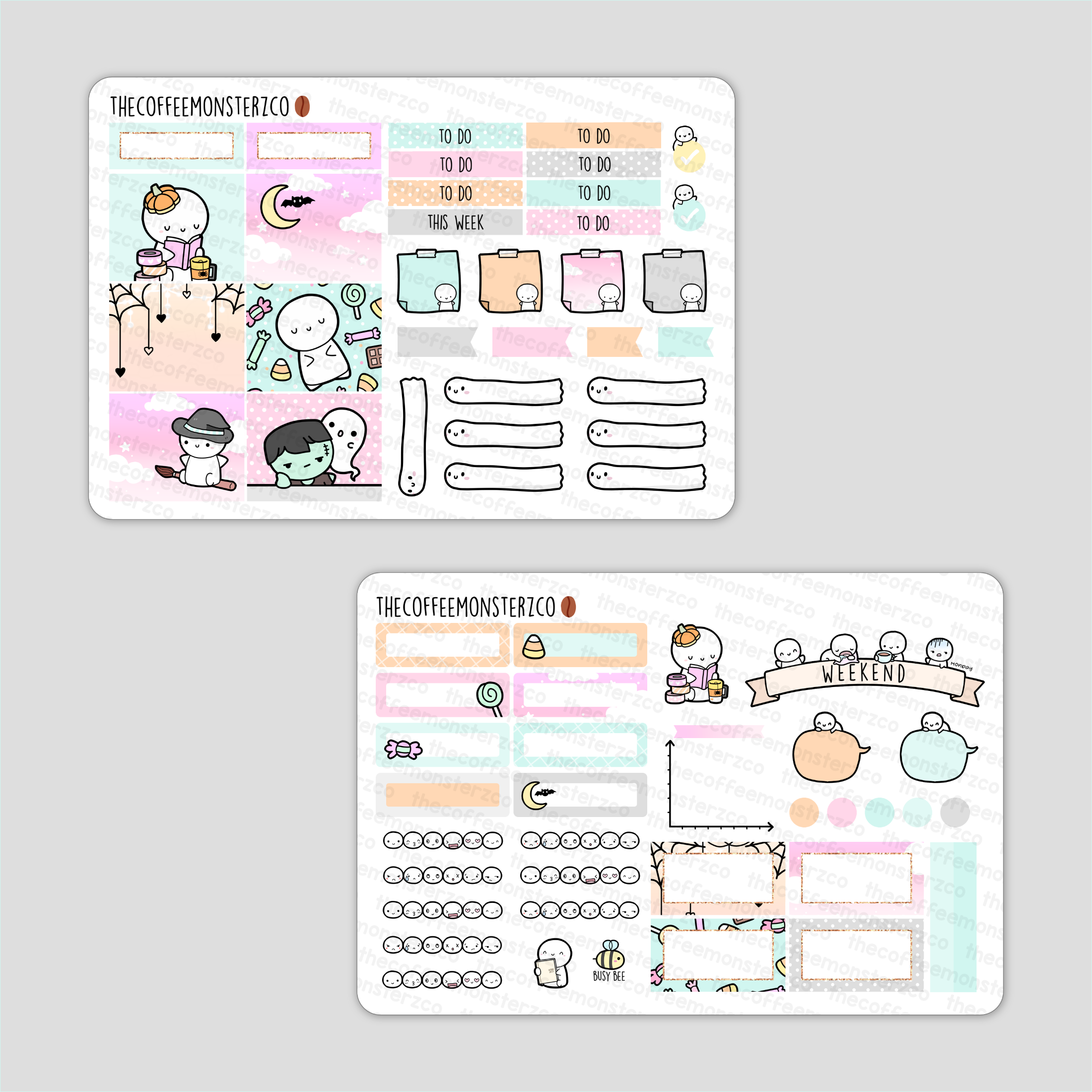 Sweet Monsters Hobonichi Cousin Kit