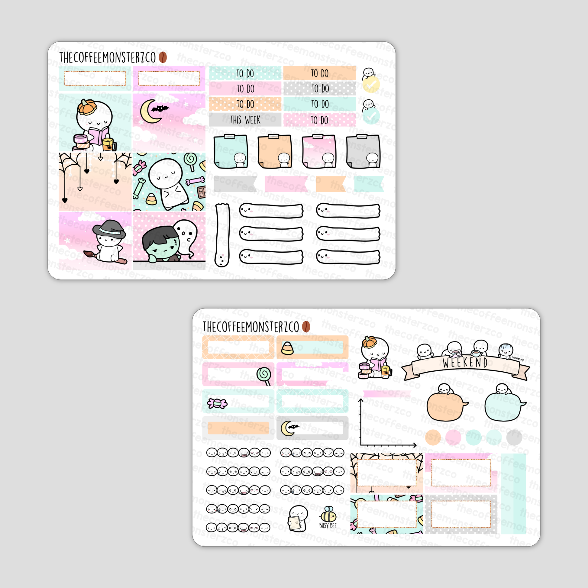 Sweet Monsters Hobonichi Cousin Kit