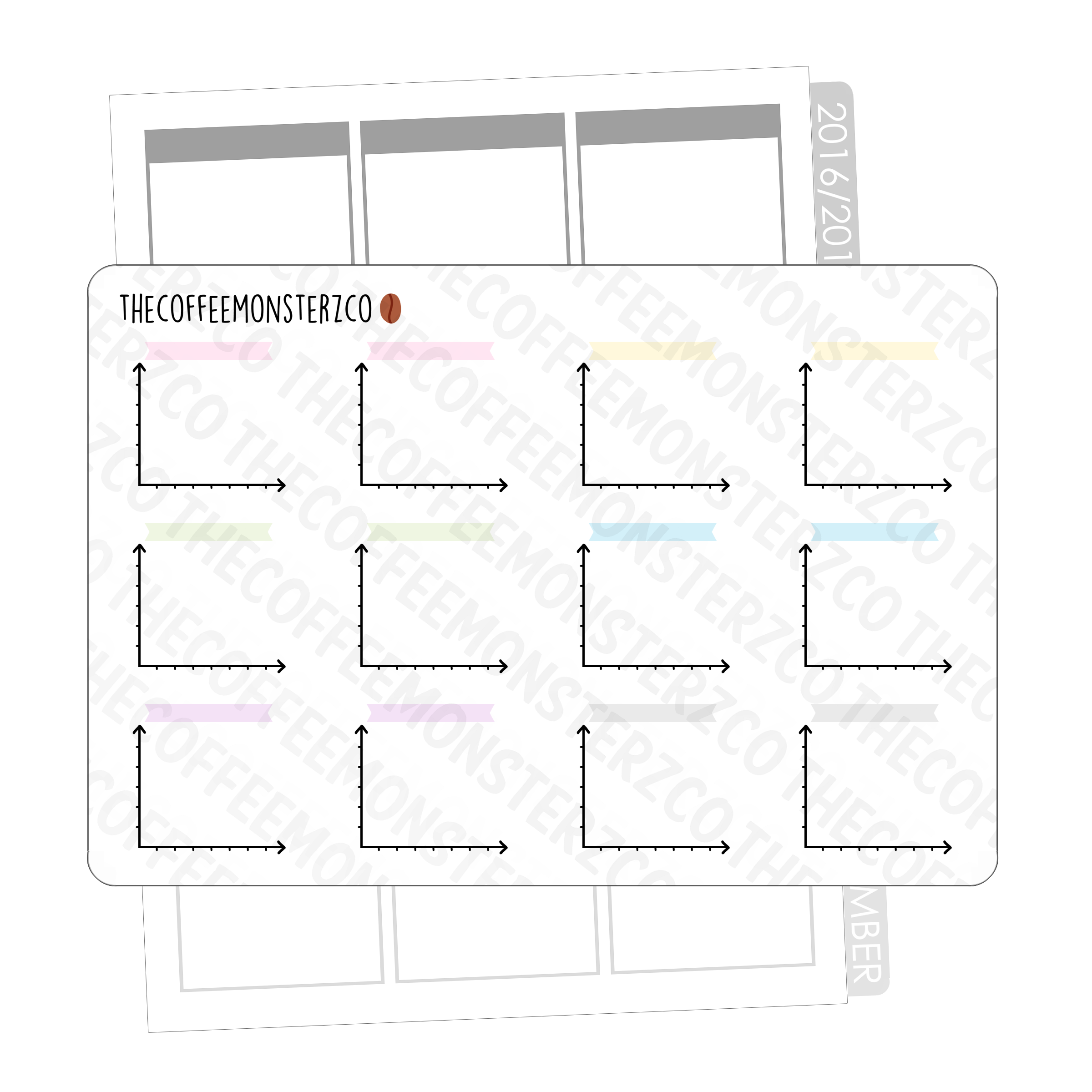Hobonichi Cousin: Graph Trackers