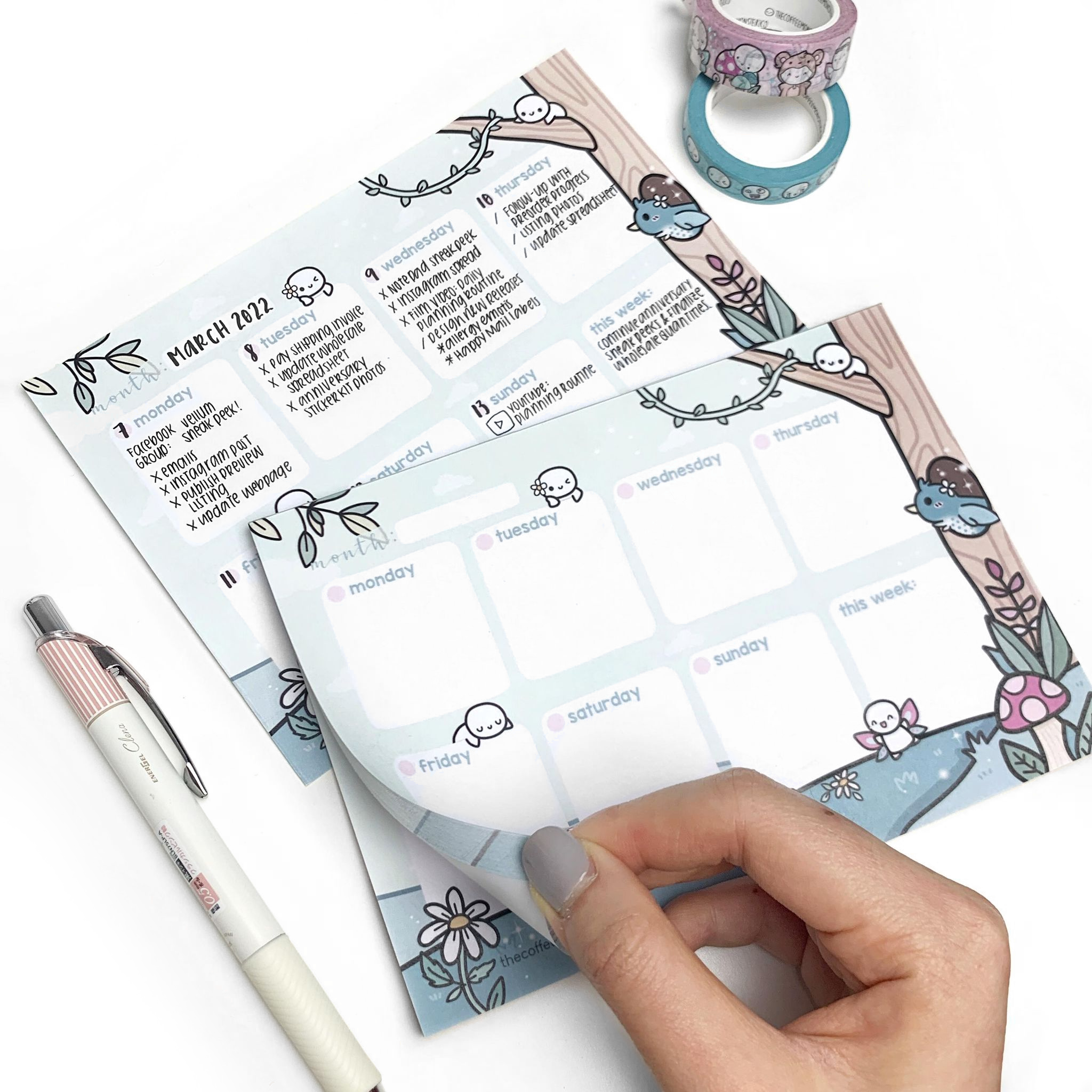 PREORDER: Magic Forest Weekly Notepad