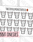 Rabbit Onesie Emotis, TheCoffeeMonsterzCo